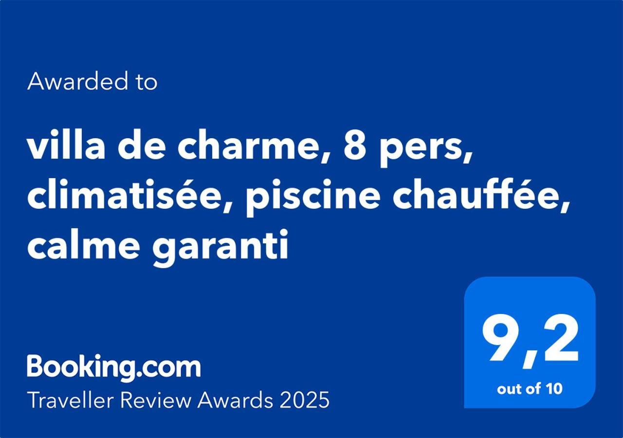 Villa De Charme, 8 Pers, Climatisee, Piscine Chauffee, Calme Garanti Roquebrune-sur Argens Luaran gambar